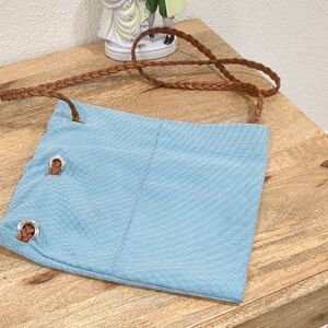 GROOM Paris Teal Blue Shoulder Bag